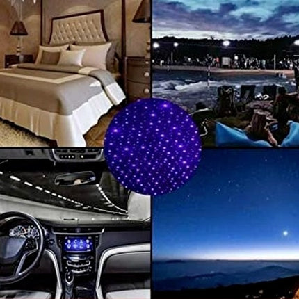 Taskukokoinen USB-tähtitaivasprojektori autoon