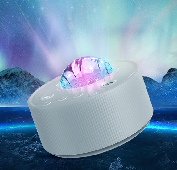 Revontuli-tähtiprojektori kaiuttimella ja kaukosäätimellä