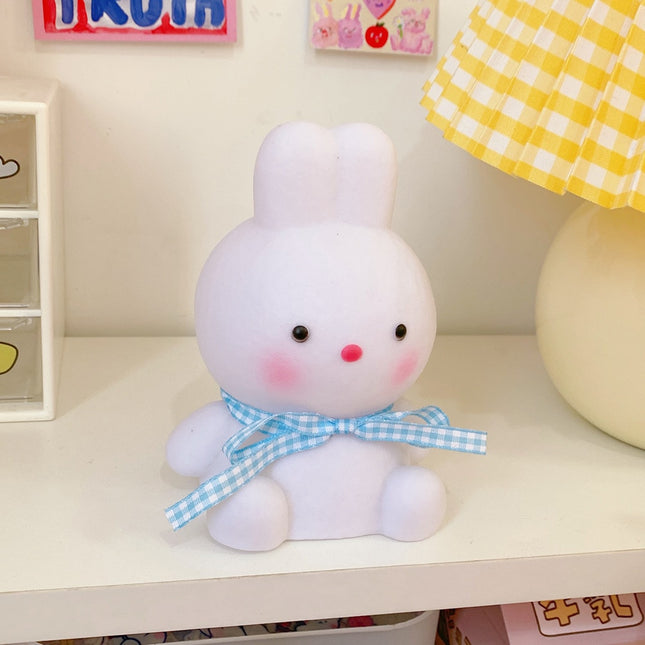 Suloinen silikoninen jänis-yövalo kosketuksella