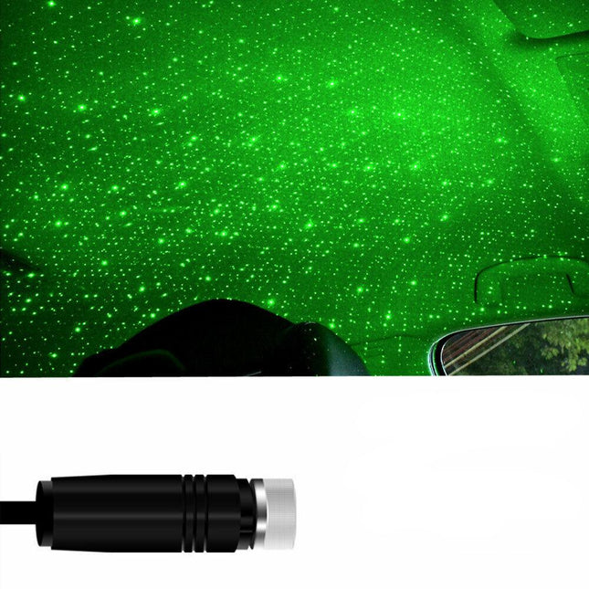 Vihreä tähtitaivas USB LED-projektori