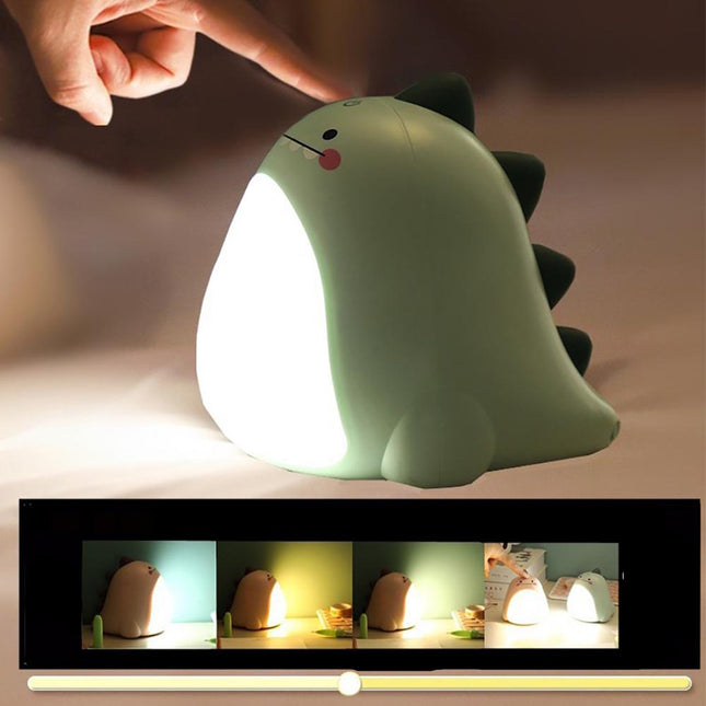 Dinosaurus yövalo vihreä tai vaaleanpunainen