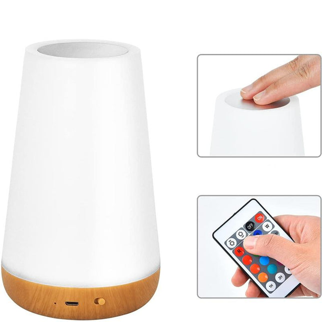 RGB-yövalo kaukosäätimellä ja kosketuksella