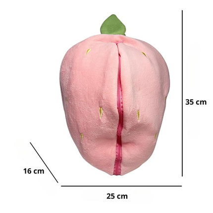 Pupu pehmolelu yövalo porkkana tai mansikka