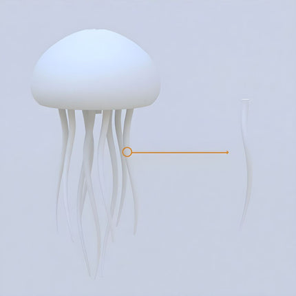 Ääniaktivoituva meduusa-yövalo lapsille