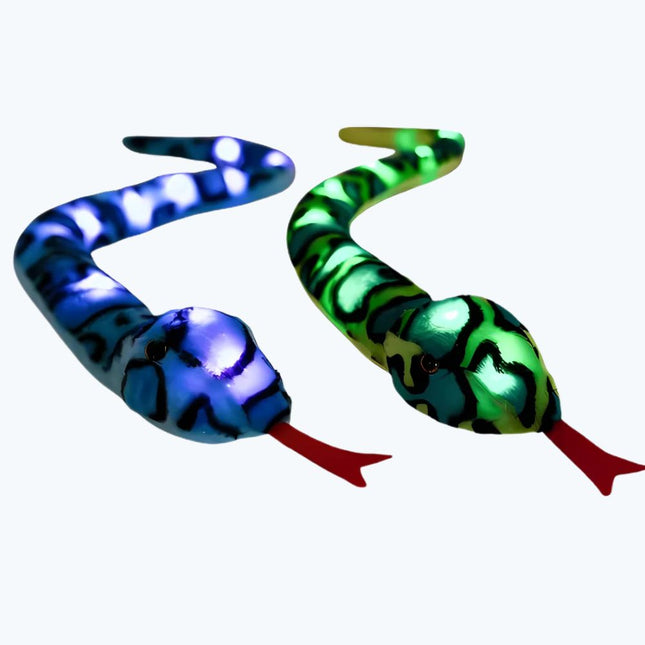 Vihreä sininen käärme pehmo yövalo