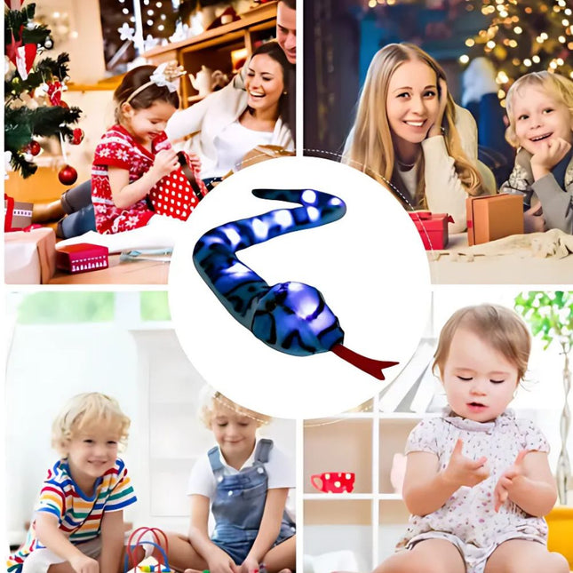 Vihreä sininen käärme pehmo yövalo