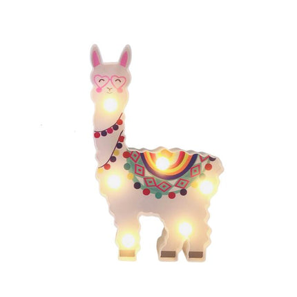 Laama LED-seinävalaisin lastenhuoneeseen