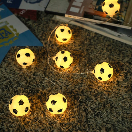 Jalkapallo LED-valosarja lapsen huoneeseen