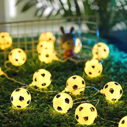 Jalkapallo LED-valosarja lapsen huoneeseen