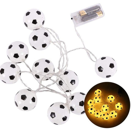 Jalkapallo LED-valosarja lapsen huoneeseen