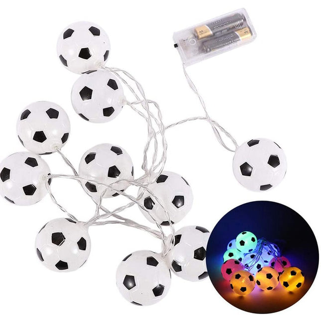 Jalkapallo LED-valosarja lapsen huoneeseen