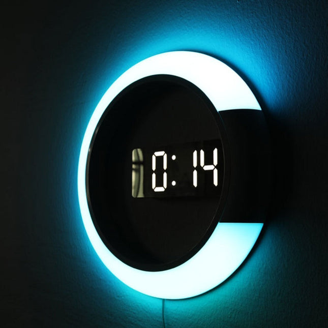 Moderni digitaalinen LED-seinäkello