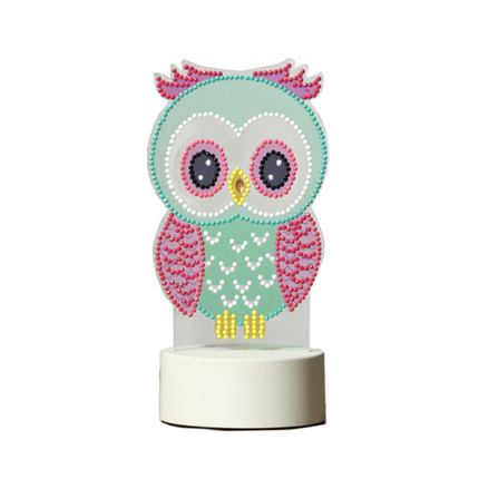 Tee-se-itse pöllö LED-yövalo askartelusetti