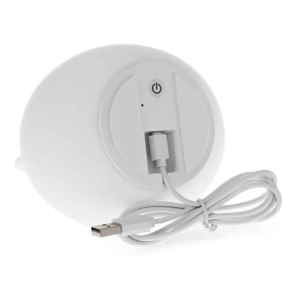 Ladattava silikoninen pupu-yövalo USB-johdolla