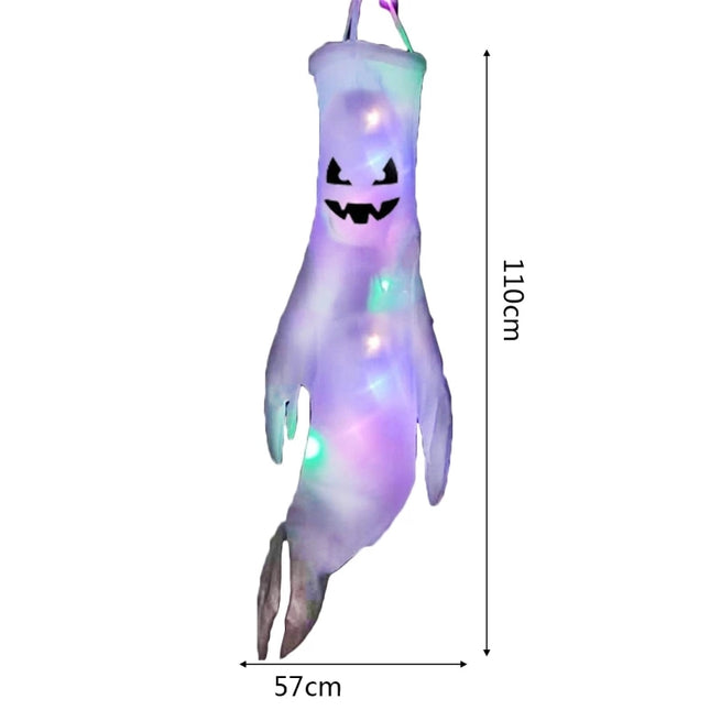 Halloween kummitus LED-koristevalo noidanhatulla