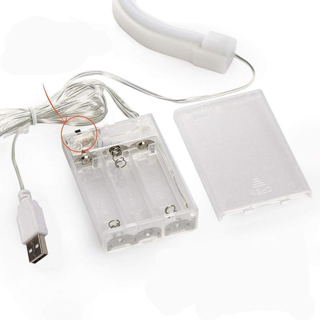 Liekin muotoinen LED-neonvalaisin seinälle