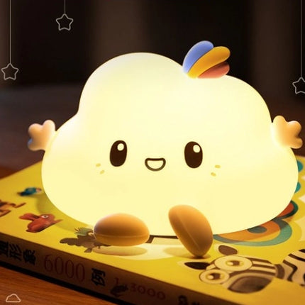 Silikoninen pilvi-yövalo kosketustoiminnolla lapsille