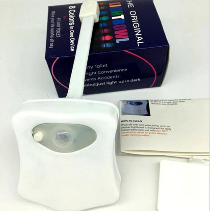 WC-istuimen LED-valo liiketunnistimella