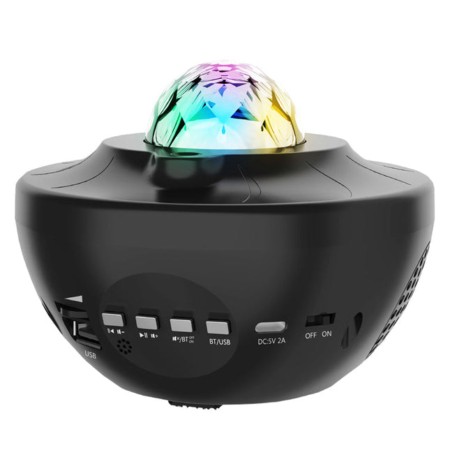 Tähtisumuprojektori Bluetooth-kaiuttimella ja valoilla