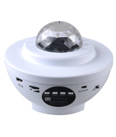 Tähtisumuprojektori Bluetooth-kaiuttimella ja valoilla