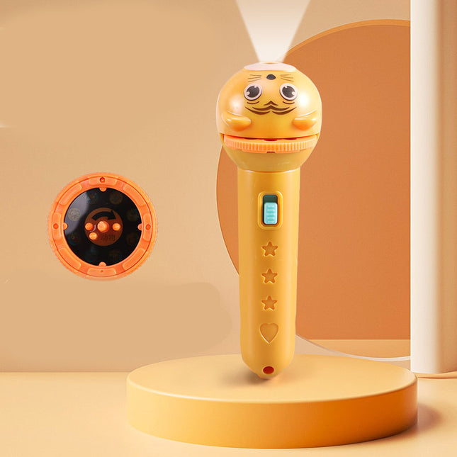 Lasten projektori-taskulamppu vaihdettavilla kuvilla