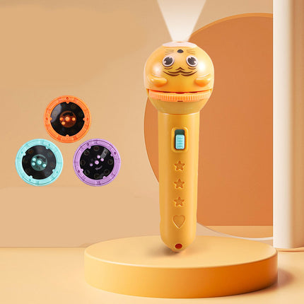 Lasten projektori-taskulamppu vaihdettavilla kuvilla