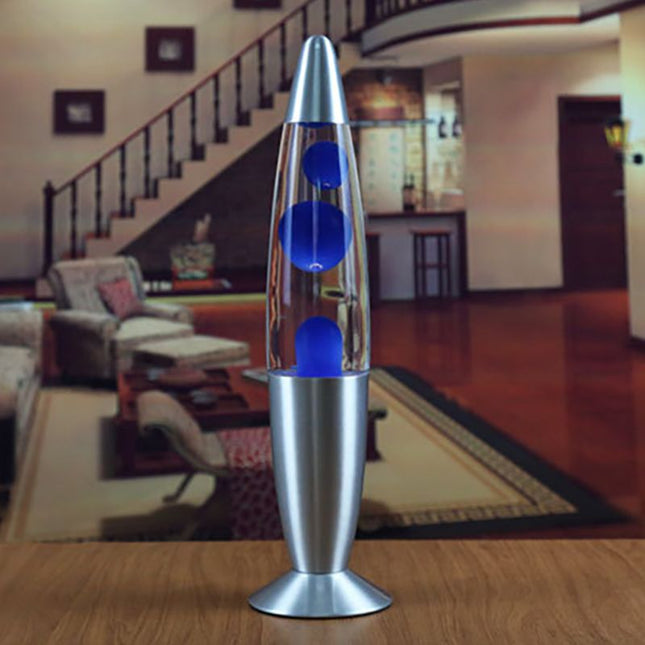 Retro laavalamppu tunnelmavaloksi makuuhuoneeseen