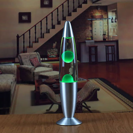 Retro laavalamppu tunnelmavaloksi makuuhuoneeseen