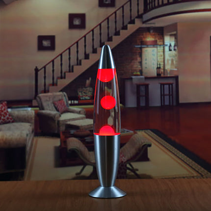 Retro laavalamppu tunnelmavaloksi makuuhuoneeseen