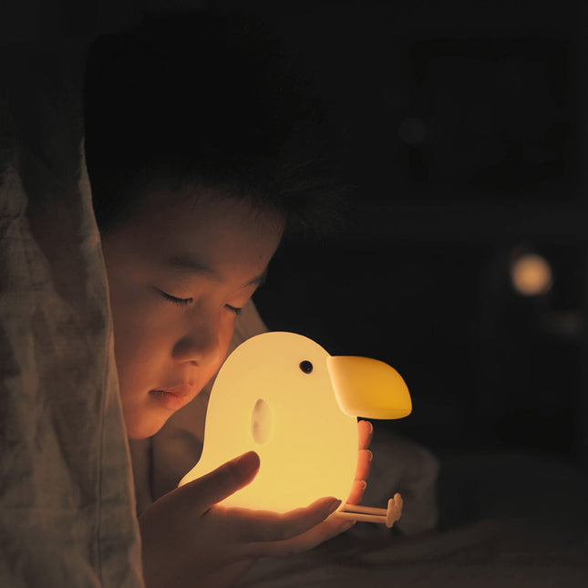 Silikoninen tipu LED-yövalo lastenhuoneeseen