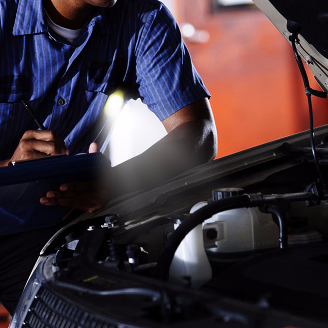 Kannettava LED-turvavalo klipsikiinnityksellä