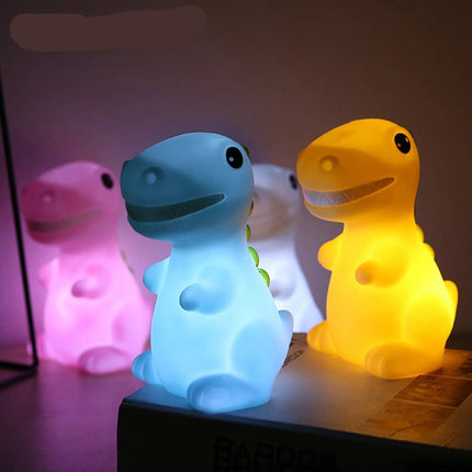 Pieni T-Rex dinosaurus LED-yövalo