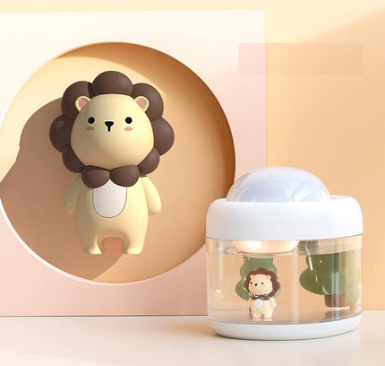 Leijona-aiheinen mini LED-tähtiprojektori lapsille