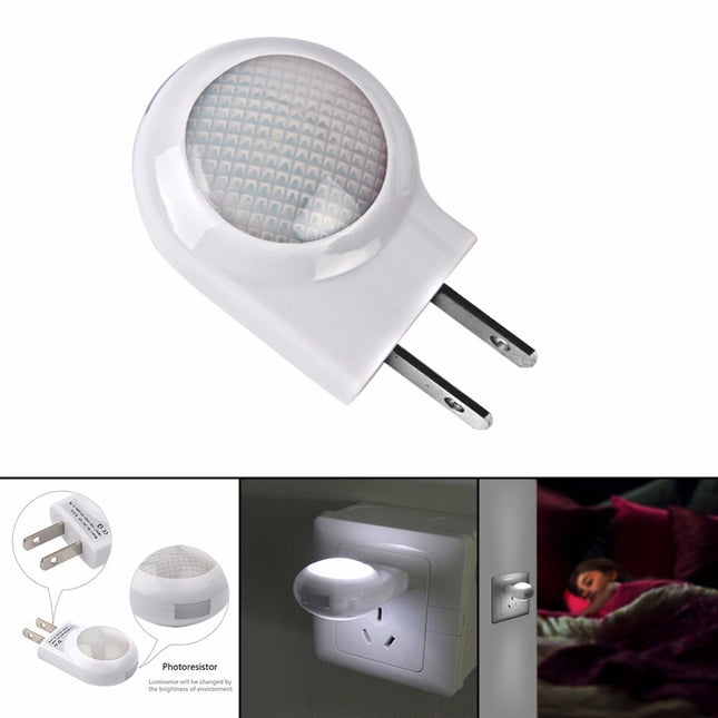 Mini LED-seinäyövalo hämärätunnistimella