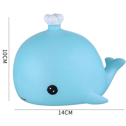 Pieni paristokäyttöinen valas-yövalo