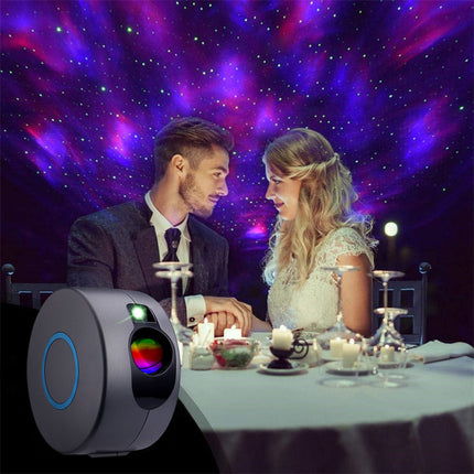 Galaksiprojektori tähtisumulla ja lasertähdillä