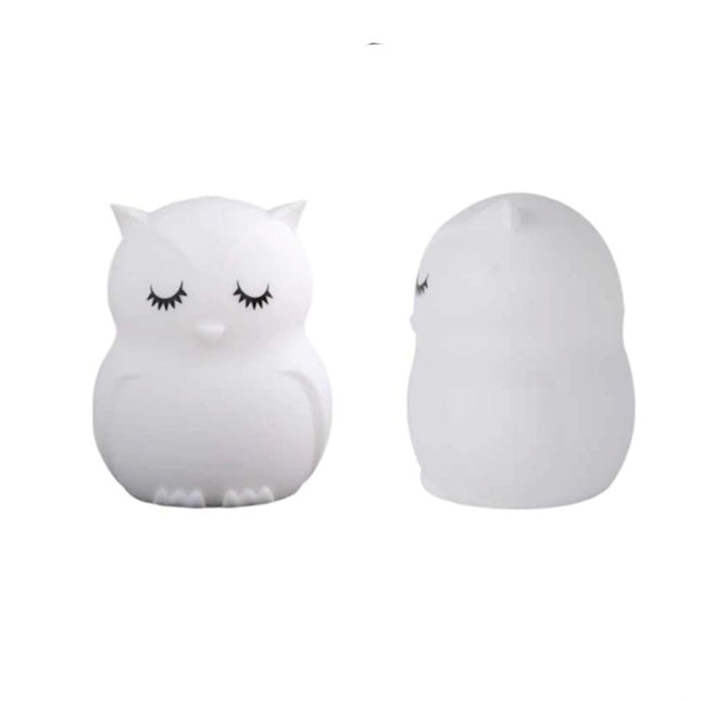 Ladattava pöllö yövalo kaukosäätimellä