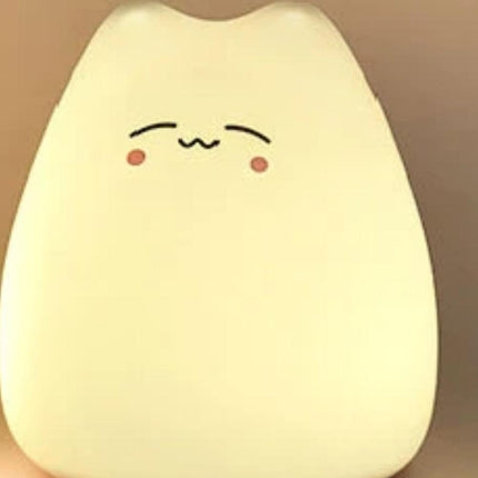 Hassu silikoninen kissa-yövalo