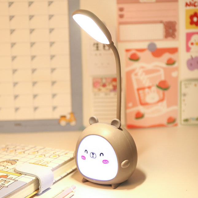 Söpö nalle-pöytälamppu säädettävällä valolla