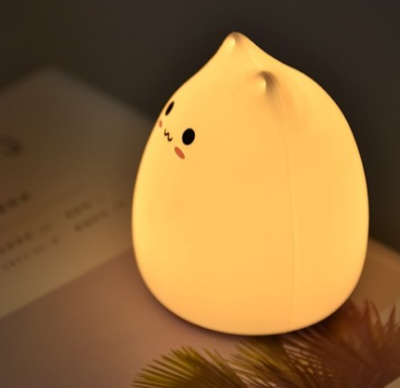 Pehmeä silikoninen kissanpentu yövalo