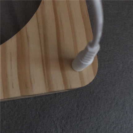 Puinen design hevonen 3D LED-yövalo