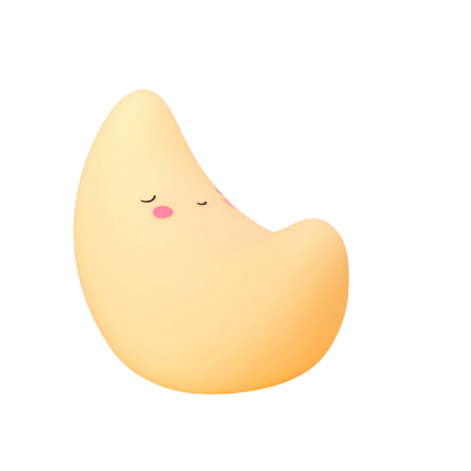 Kuun muotoinen LED-yövalo vauvalle