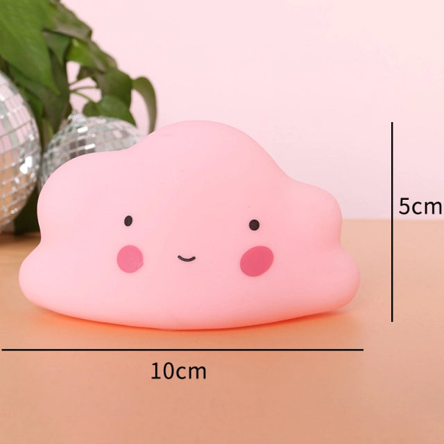 Pilven muotoinen LED-yövalo vauvalle