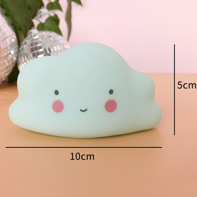 Pilven muotoinen LED-yövalo vauvalle