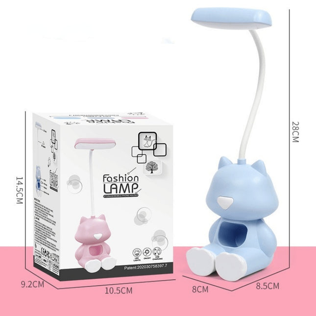 Ladattava kissa LED-lukulamppu yövalolla