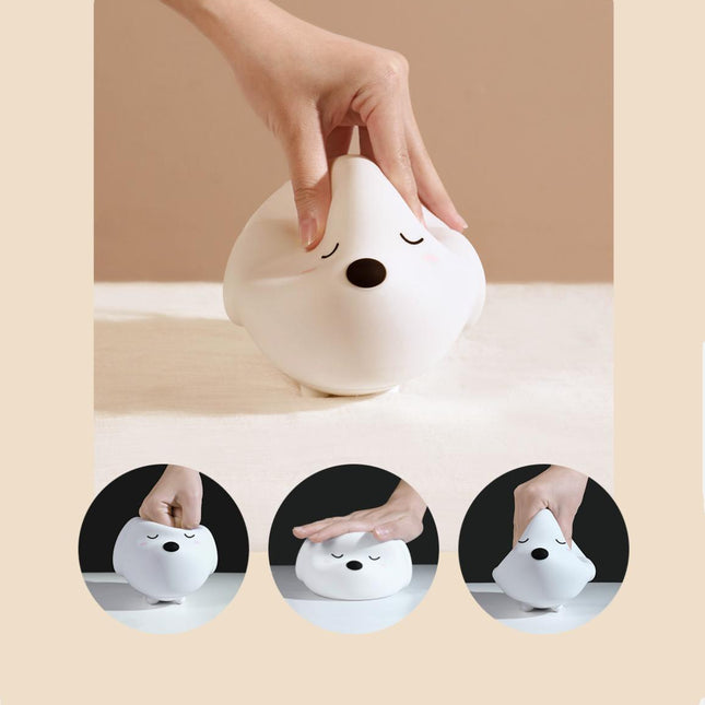 Mukava koiranpentu yövalo lastenhuoneeseen