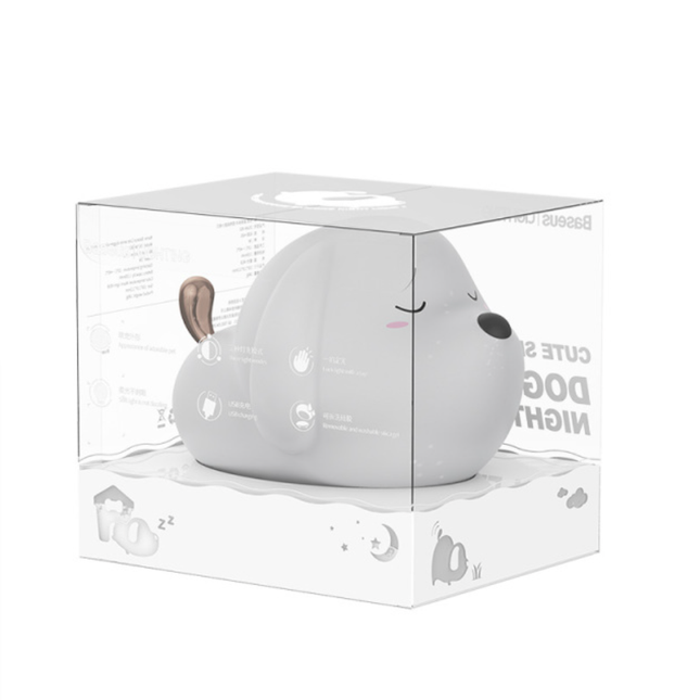 Mukava koiranpentu yövalo lastenhuoneeseen