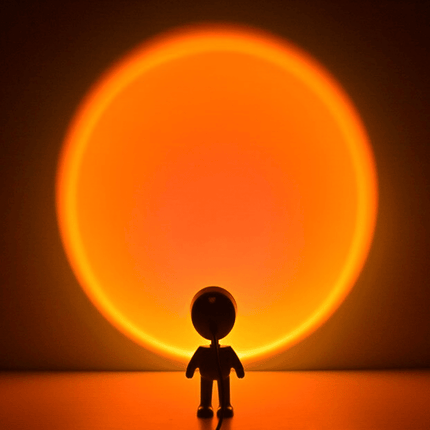 Robotti auringonlasku projektori LED-yövalo