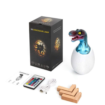 Dinosaurusmuna yövalo lapselle kaukosäätimellä