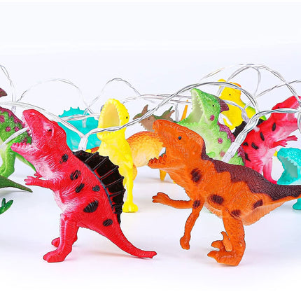 Dinosaurus valosarja 10 LED-valolla